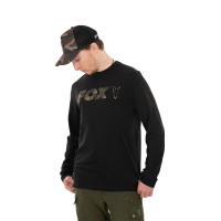 Fox - Long Sleeve Black/Camo T-Shirt - Hosszú Ujjú Póló